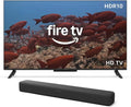 Smart TV Serie 2, 32 pollici, televisore, audio Dolby, smart TV HD con telecomando Alexa, Amazon Ember Serie 2 da 32' con Fire TV, altoparlante 2.0