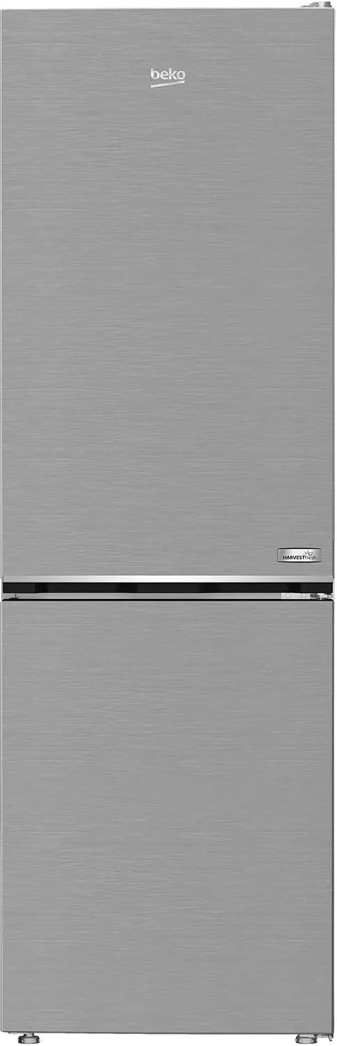 Beko B5XRCNA366 Frigorifero combinato, 366 L, classe energetica E, No Frost, acciaio inox, frigo con congelatore, 366 Litri