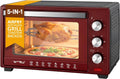 Forno elettrico per pizza, 32 L, compatto, WOLTU Forno per Pizza da 32L, Fornetto Elettrico Piccolo con Girarrosto