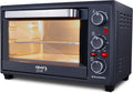 Forno elettrico, 28 L, 1600 W, 3 programmi, timer, 2 zone di temperatura, Grunkel Forno elettrico multifunzione da tavolo da 28 l con 3 funzioni di