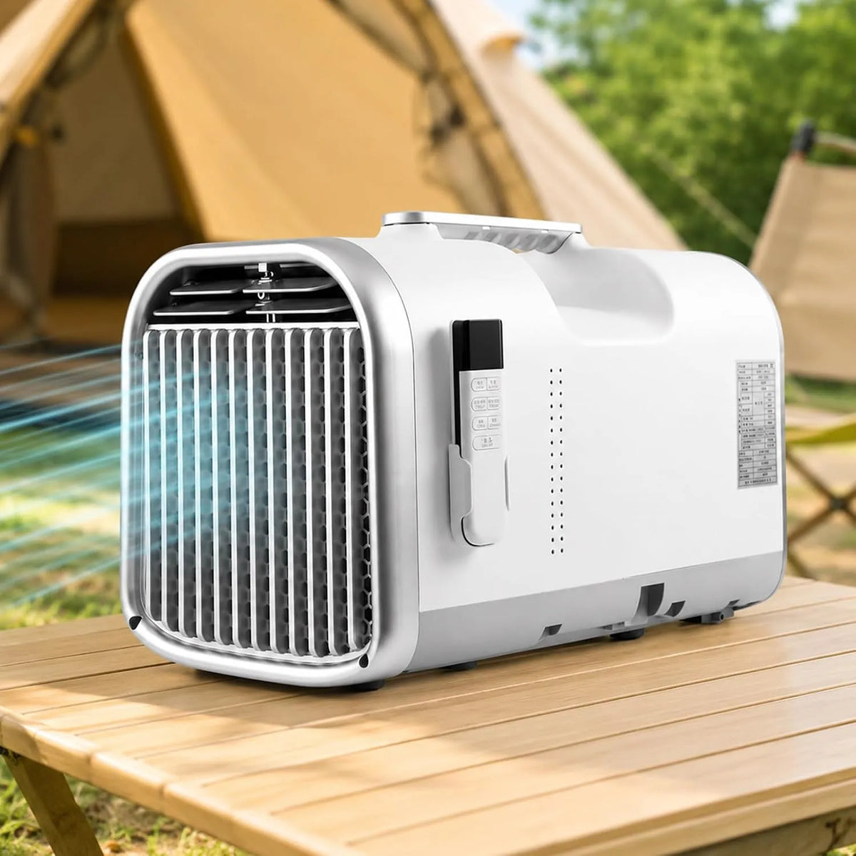 Condizionatore, 1300 W, 16 a 32 °C, portatile, timer, Camper e furgoni 1300W, Regolazione 16