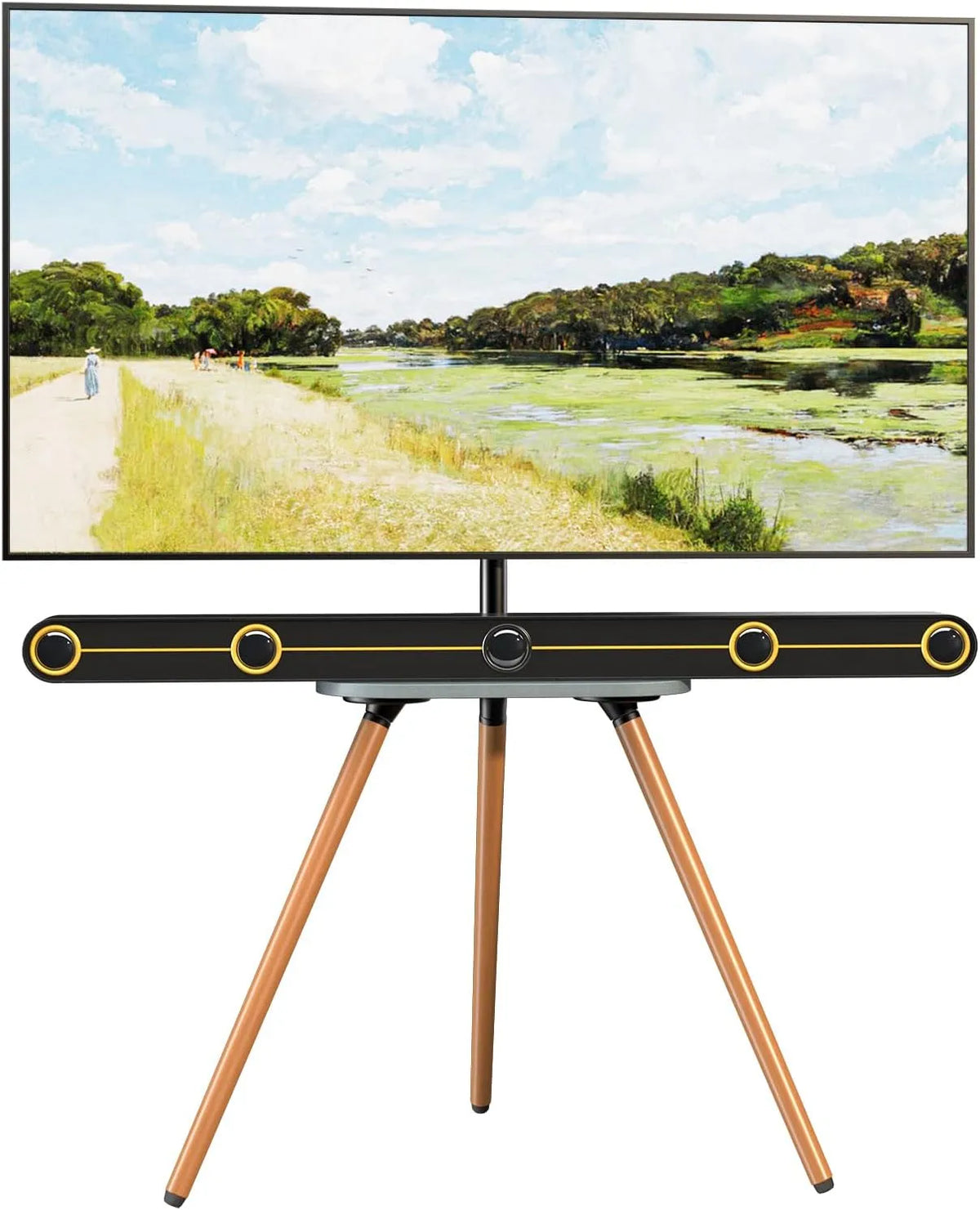 Smart TV, 43 pollici, 400 x 400mm, televisore, QLED, OLED, display LCD, nero, Dimensioni Schermo 43'-65', LCD/LED, PUTORSEN Tripod Supporto TV