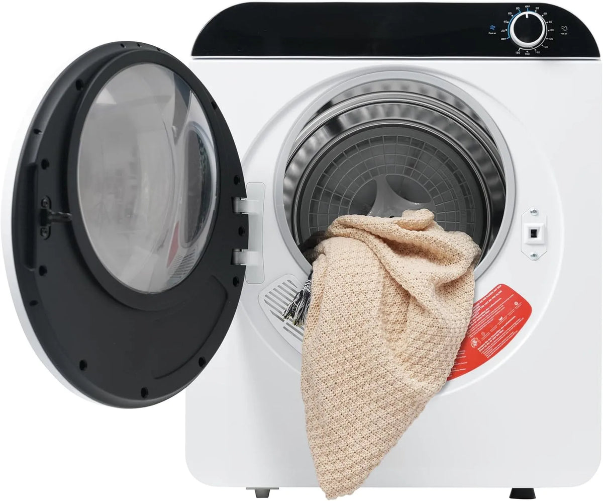 Asciugatrice, 830 W, 4 programmi, 3 kg, classe energetica E, montaggio a parete, bianco, 5 kg, protezione da surriscaldamento, fase di raffreddamento