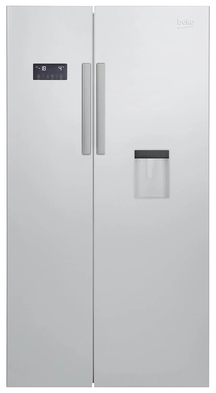 Beko Congelatore, 630 L, vano congelatore, freezer verticale, argento, Beko Frigo 630L Argento Metallizzato Senza Gelo Compressore Congelatore