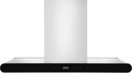 Cappa aspirante, 91 cm, cappa da cucina, 3 velocità, touch, acciaio inox, 4 luci a LED, montaggio a soffitto per stufa da cucina