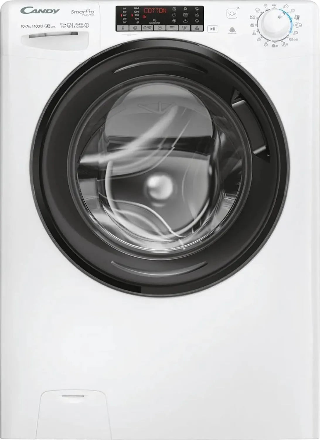 Lavasciuga CSOW41076TWMB8-S, 10+7 kg, classe energetica E, lavatrice, asciugatrice, Wi-Fi, Inverter, 1400 giri