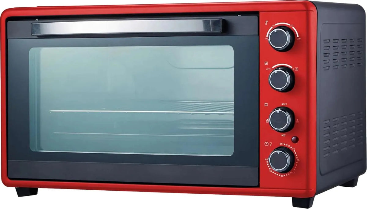 Forno elettrico AKFE520, 52 L, rosso, 2000 watt, AKFE520 - Forno elettrico ventilato, 52 litri