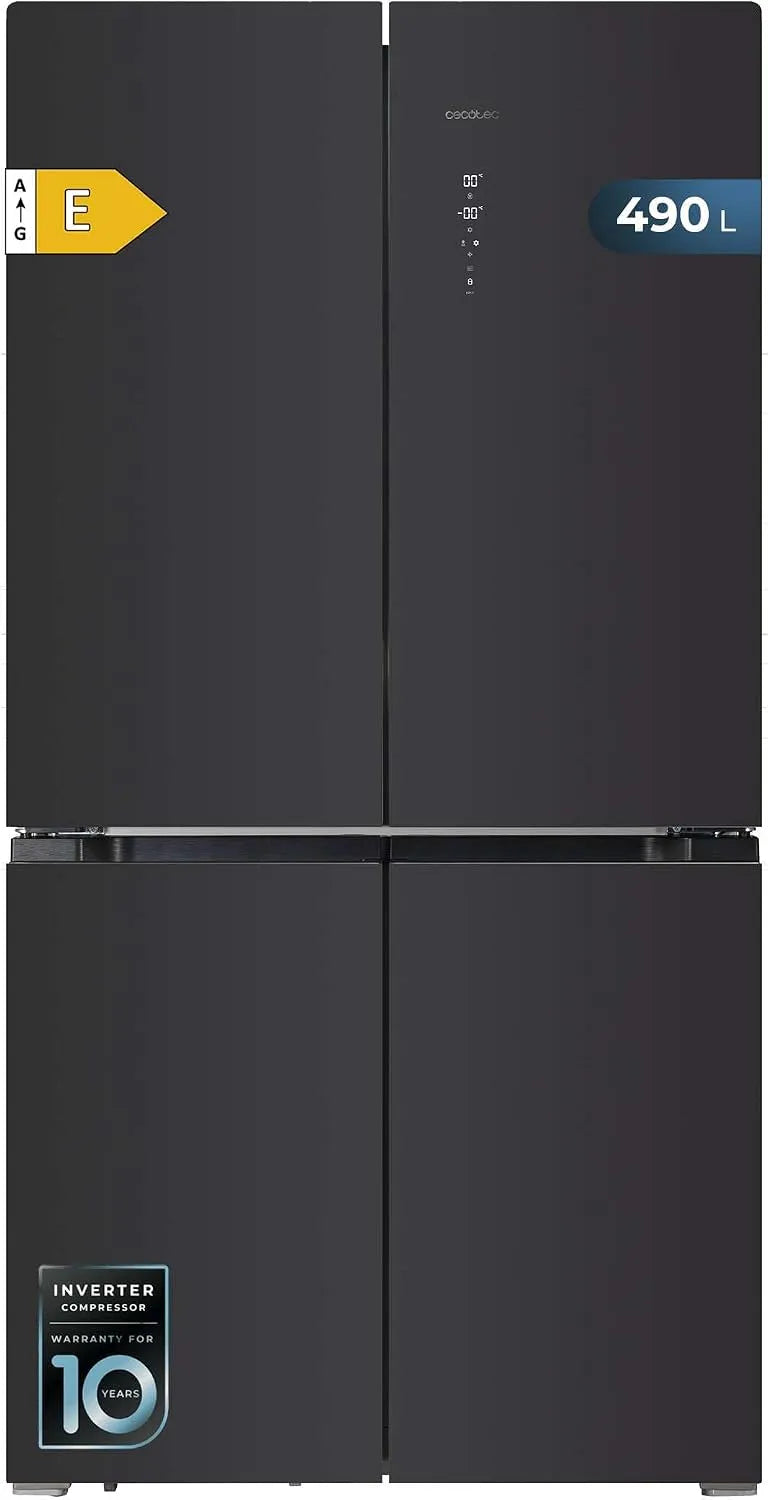 Cecotec Bolero CoolMarket 4D Frigorifero, 490 L, No Frost, Inverter, Fast Cooling e Freezing, Altezza 183 cm, larghezza 91 cm, Total NoFrost