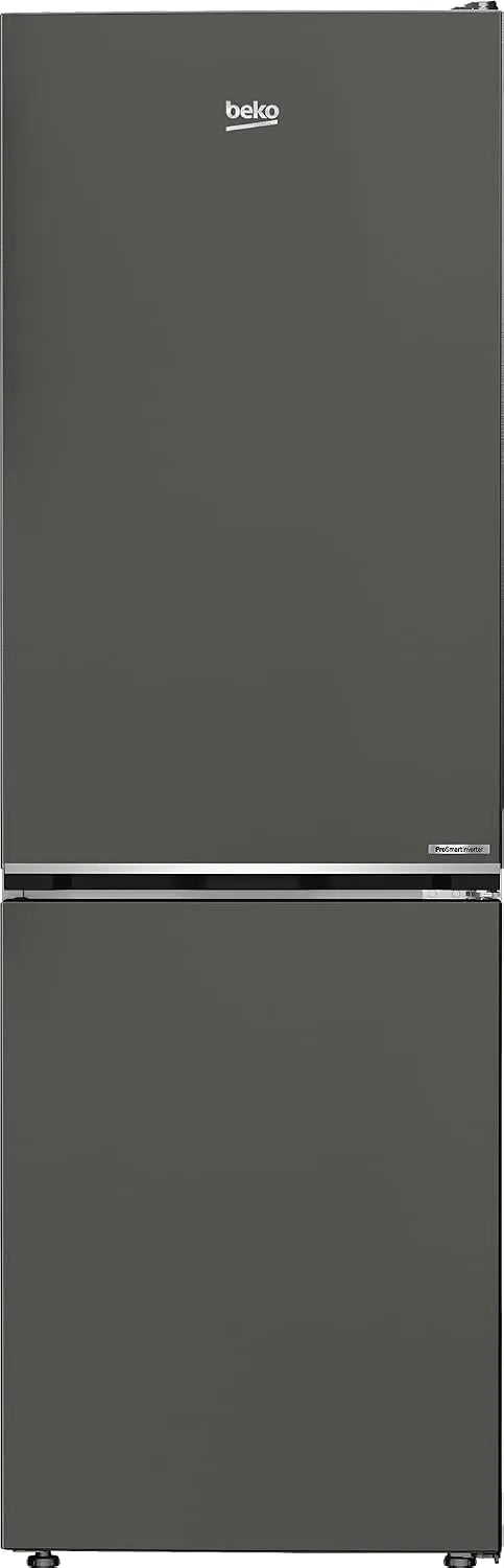 Beko B5RCNA365HG 36dbA Frigorifero, classe energetica D, Inverter, grigio, 85metri, HarvestFresh, Total NF, Digitale interno, Metal Grey, AeroFlow