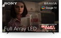 Google XR-85X90L Smart TV, televisore, 4K UHD, HDR, Full Array LED, Ottimo per PlayStation 5, ECO PACK, BRAVIA CORE, Aluminium Seamless Edge Design
