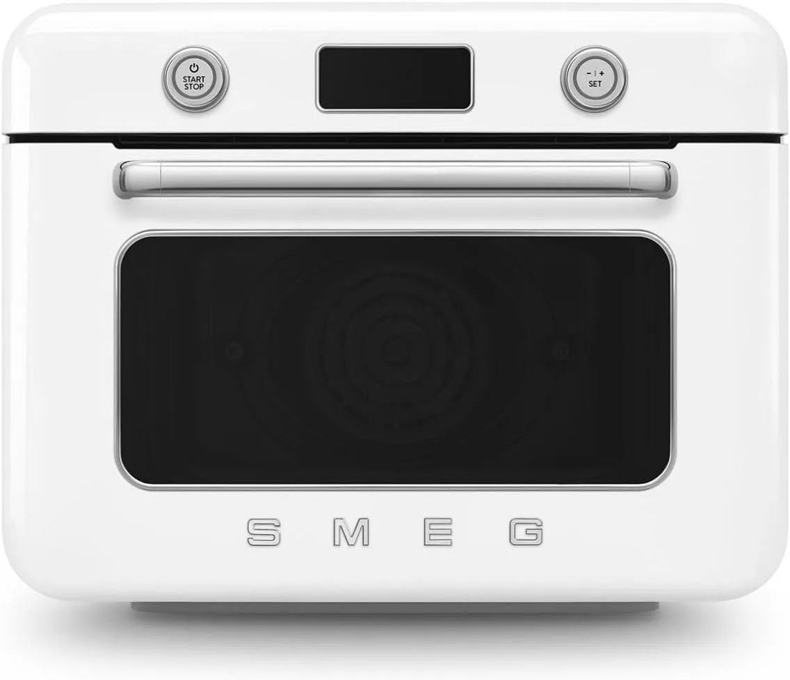 Smeg COF01WHEU Forno elettrico, 1800 W, 10 programmi, vapore, bianco, 33 Ricette Automatiche, 10 Funzioni di Cottura, Potenza 1800W, Serbataio