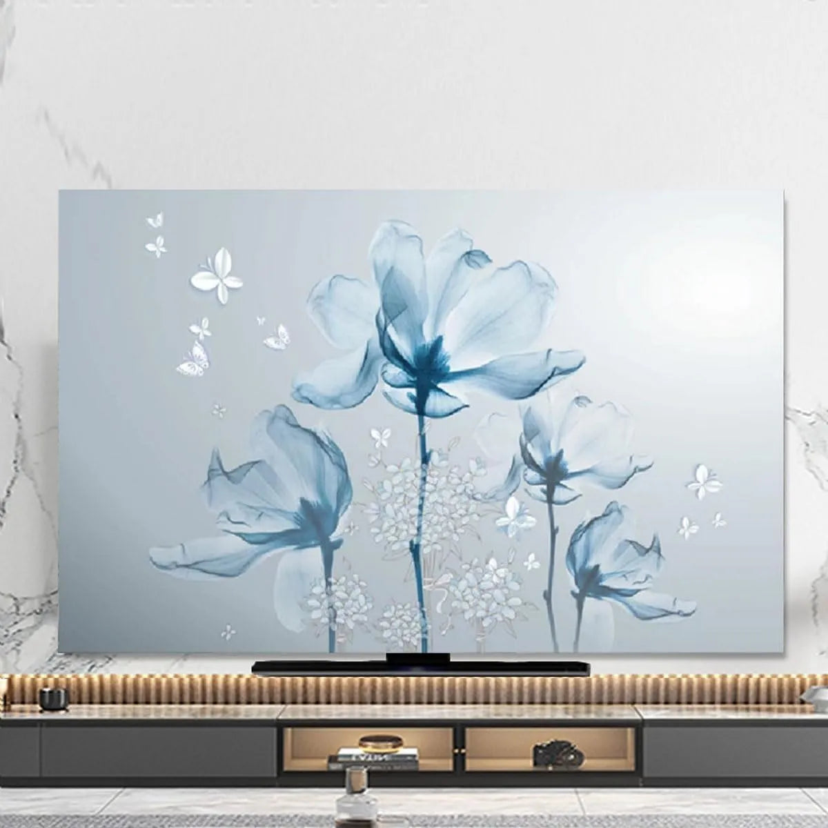 Smart TV 85IN, televisore, esterno, Copertura antipolvere televisori, motivo dipinto, int, camera da