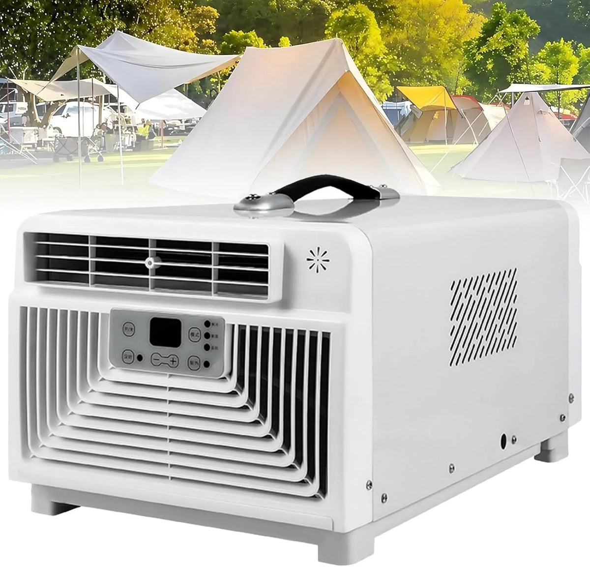 Condizionatore, 280 W, portatile, 280W Mini Compressore, 3-in-1 Raffreddatore Personale, Plug and Play, Leggero per Piccoli Spazi, Uffici e Tende