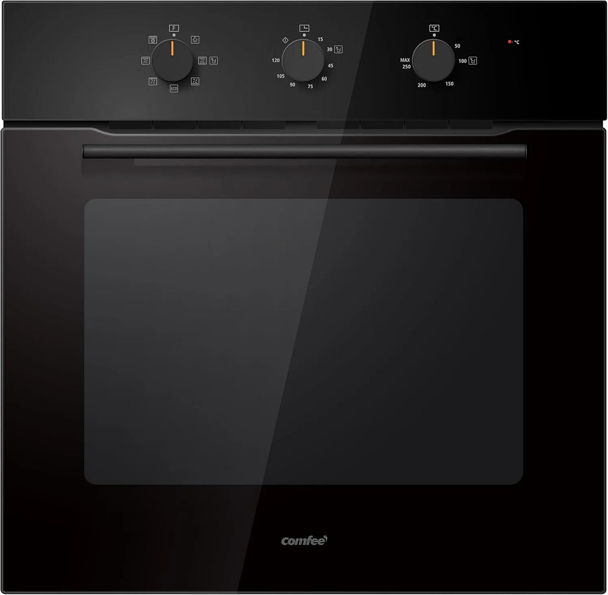 Forno elettrico CBO60M80M1-BK, 60 L, 8 programmi, classe energetica A, da incasso, rimovibile, nero, 8 Funzioni, 60 Litri, Class A, Cottura Multifase