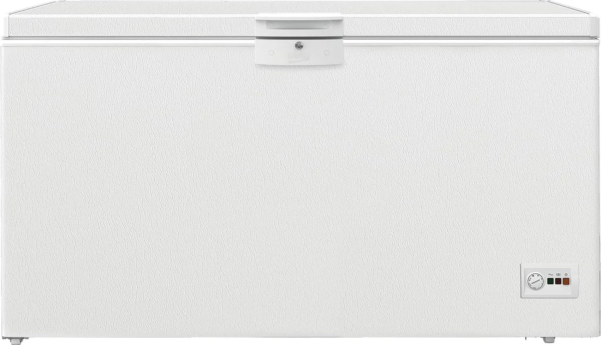 Beko HSM46740 Congelatore, 451 L, 36 dB, vano congelatore, freezer verticale, bianco, 3 cestini, allarme temperatura, serratura per interni