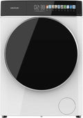 Cecotec Bolero DressCode 9900 Lavatrice, 10, 3 pollici, 11 programmi, 9 kg, classe energetica A, Inverter, bianco, 1400 rpm, Display 10, SteamMax