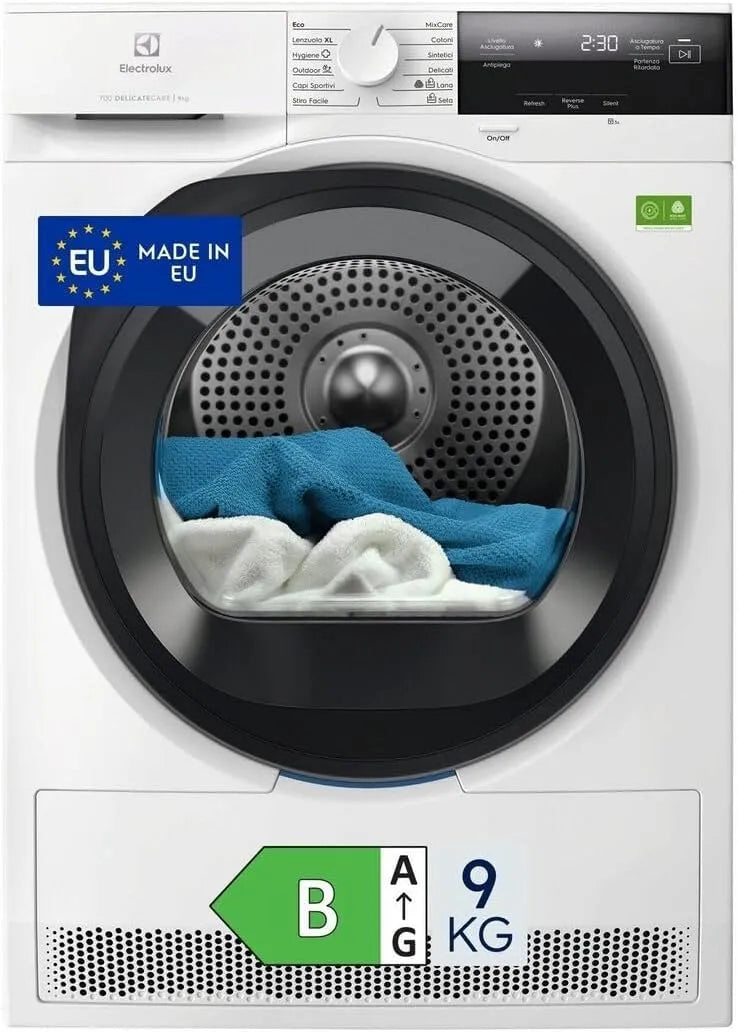 Electrolux EW7H39B Asciugatrice, 9 kg, classe energetica B