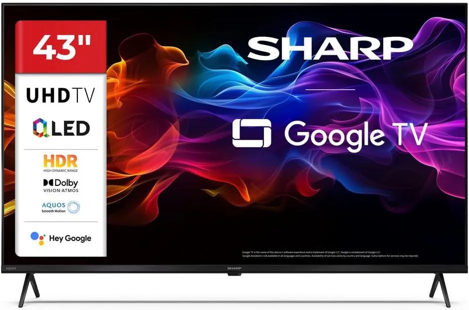 Google 43HP5265E Smart TV, 43 pollici, televisore, 4K UHD, QLED, audio Dolby, HP Series