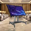 Smart TV, 70 pollici, televisore, portatile, ruote di trasporto, decorazione del soggiorno, display LCD, supporto per display TV mobile per schermi