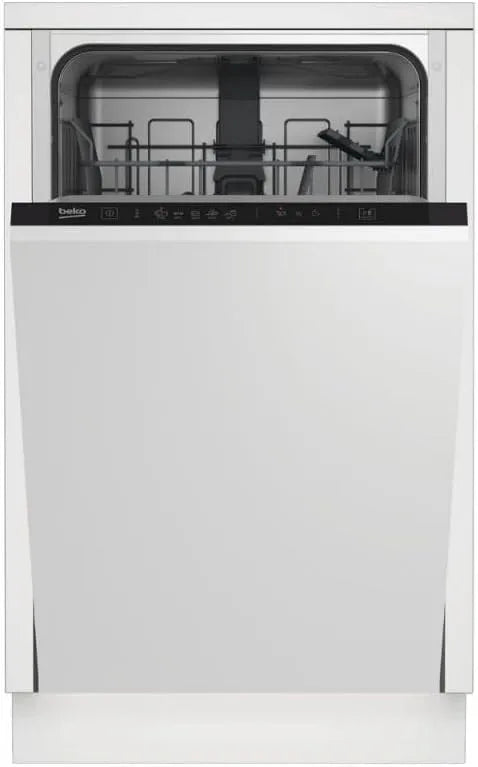 Beko DIS35020 Lavastoviglie, 45 cm, formato slim, da incasso, 10 coperti, LED, silenziosa