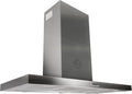 Cappa aspirante, 120 cm, 1000 m3/h, classe energetica E, cappa da cucina, scarico e ricircolo, illuminazione LED, montaggio a parete, 3 livelli
