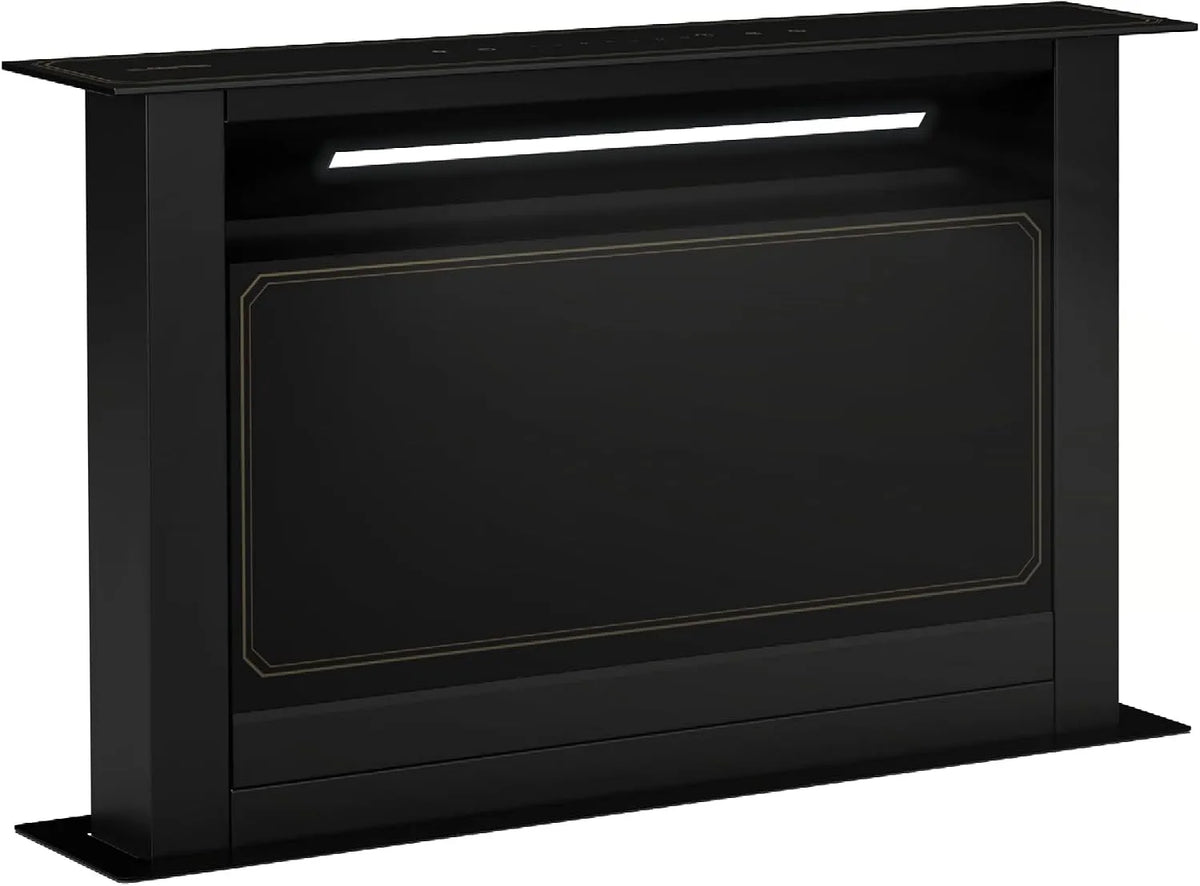 Klarstein A Efficienza Energetica, Victoria Cappe a Scomparsa, 713, 8 m3/h Flusso d'Aria, Super Silenziosa 52 dB, Pannello Touchscreen, LED, Nero