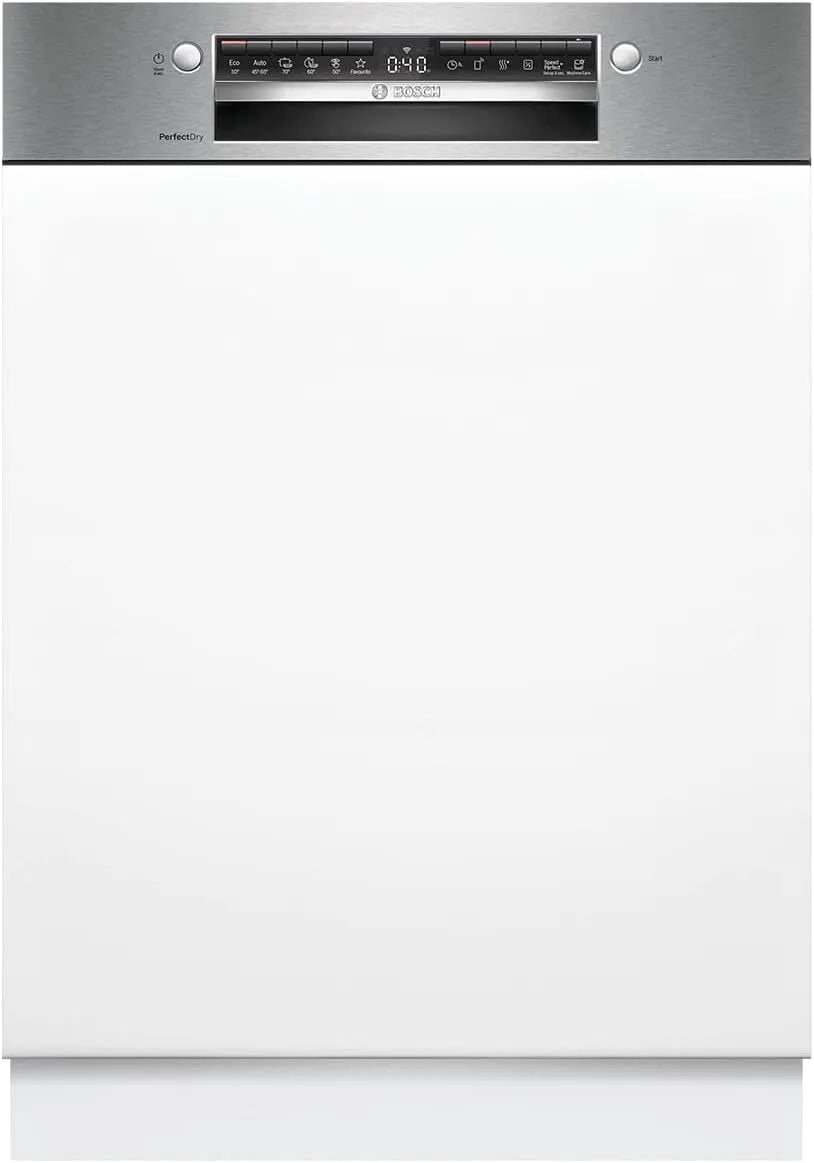 Bosch Serie 6 SMI6YCS02E Lavastoviglie, 60 cm, Home Connect, da incasso, acciaio inox, Bosch Elettrodomestici SMI6YCS02E, Asciugatura impeccabile e