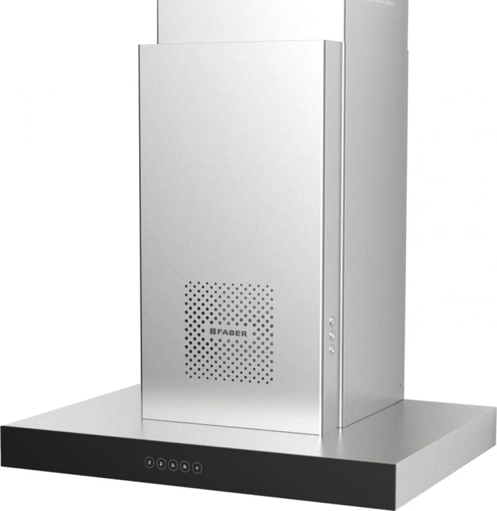 Cappa aspirante, 60 cm, classe energetica E, cappa da cucina, montaggio a parete, acciaio inox, AIR HUB STILO GLASS COMFORT 60